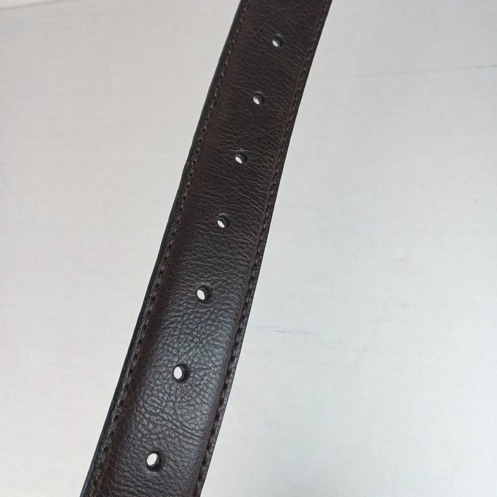 Columbia Men's 2-1‎ Reversible Belt 30-32 SM Leather Black/Brown